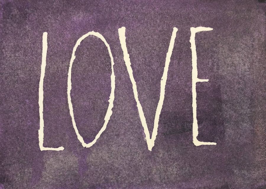Art: Love Shines Through (purple)